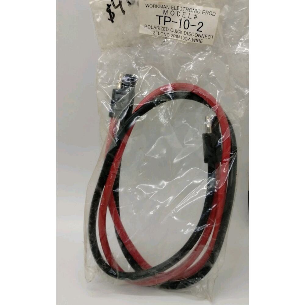 Workman Electronic Products TP-10-2 Polarized Quick Disconnect - CB Radio Acc.